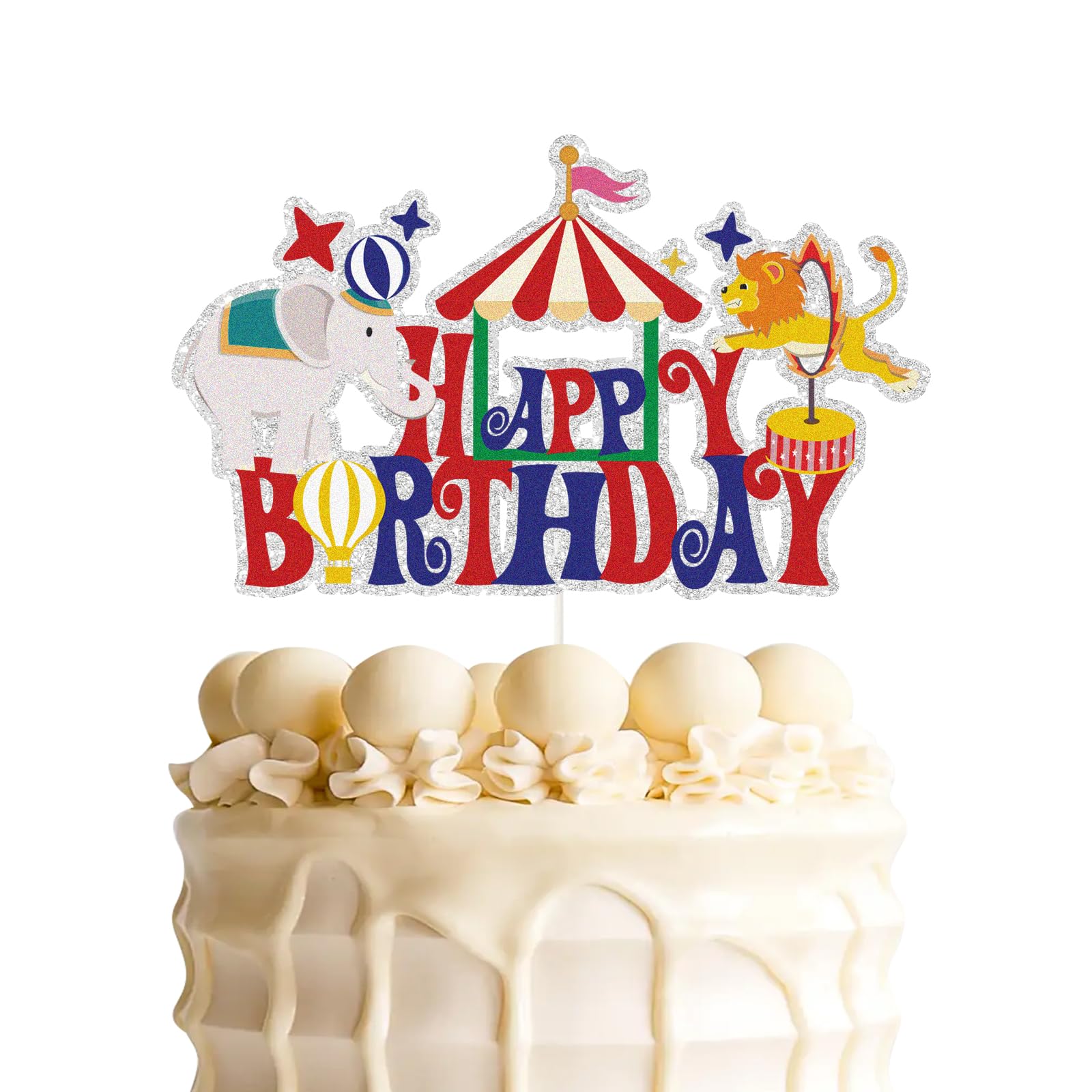 Amazon.co.jp: サーカス カーニバル ハッピーバースデー ケーキ